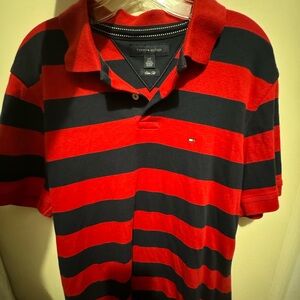 Tommy Hilfiger Polo red stripes